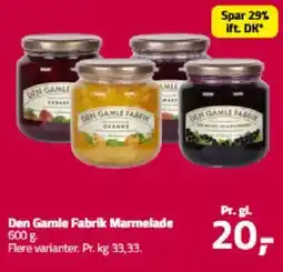 Fleggaard Den Gamle Fabrik Marmelade tilbud
