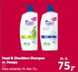 Fleggaard Head & Shoulders Shampoo m. Pumpe tilbud