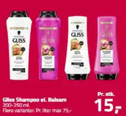 Fleggaard Gliss shampoo el. balsam tilbud