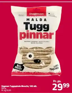 Fleggaard Dogman Tyggepinde Munchy 100 stk. tilbud