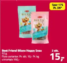 Fleggaard Best Friend Bilanx Happy Snax tilbud