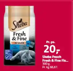 Fleggaard Sheba Pouch Fresh & Fine Fis..... tilbud