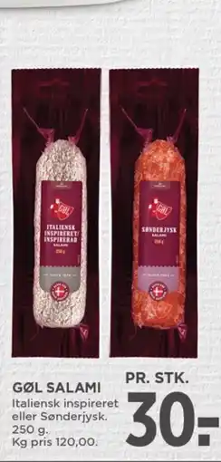 MENY GØL SALAMI tilbud