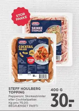 MENY Steff houlberg topping tilbud