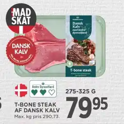 MENY T-BONE STEAK AF DANSK KALV tilbud