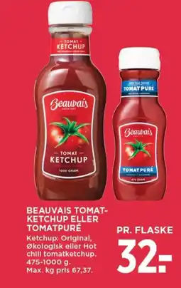 MENY Beauvais tomat- ketchup eller tomatpuré tilbud