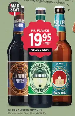 MENY Øl fra thisted bryghus tilbud