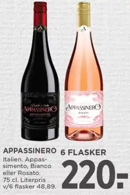 MENY Appassinero tilbud