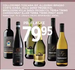 MENY Collosorbo toscana igt, allegrini ripasso tilbud