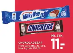 MENY Chokoladebar tilbud