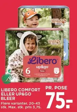 MENY Libero comfort eller up&go bleer tilbud