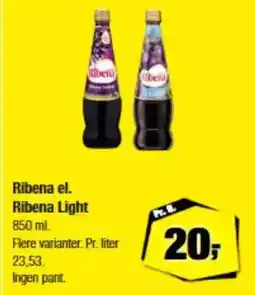 Calle Ribena el. Ribena Light tilbud