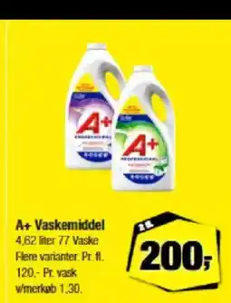 Calle A+ Vaskemiddel tilbud