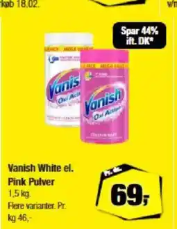 Calle Vanish White el. Pink Pulver tilbud