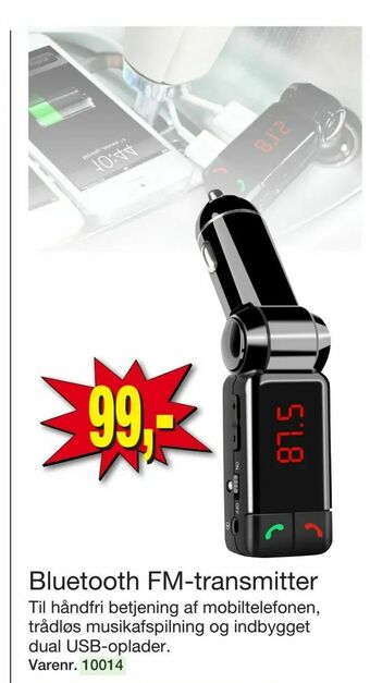 Bluetooth FM-transmitter