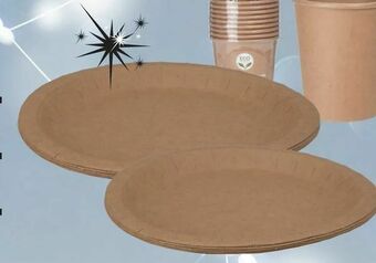 Harald Nyborg Paptallerken 10-pak tilbud