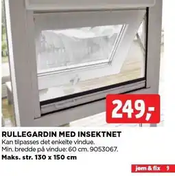 jem & fix RULLEGARDIN MED INSEKTNET tilbud