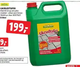 jem & fix UKRUDTSFRI 5 LITER tilbud