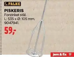 jem & fix FALKE PISKERIS tilbud