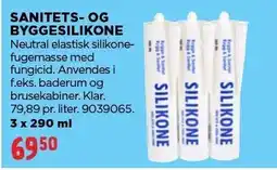 jem & fix SANITETS- OG BYGGESILIKONE tilbud