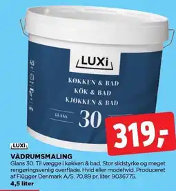 jem & fix LUXI VÅDRUMSMALING tilbud