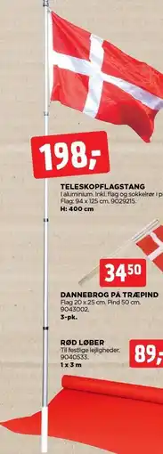 jem & fix TELESKOPFLAGSTANG tilbud