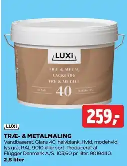 jem & fix LUXI TRÆ- OG METALMALING tilbud