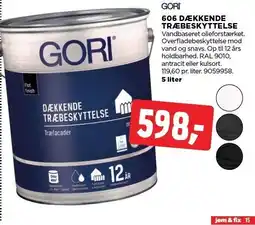 jem & fix GORI 606 DÆKKENDE TRÆBESKYTTELSE tilbud