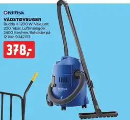 jem & fix NILFISK VÅDSTØVSUGER tilbud