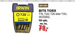 jem & fix IRWIN BITS TORX tilbud