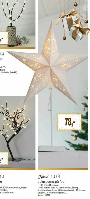 Harald Nyborg Julestjerne på fod tilbud