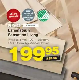 Bauhaus Laminatgulv Sensation Living tilbud