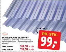 jem & fix TRAPEZ PLADE BLÅTONET tilbud