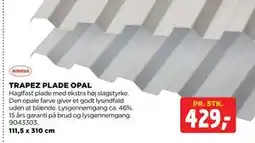 jem & fix TRAPEZ PLADE OPAL tilbud