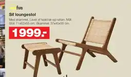 Bauhaus Sif loungestol tilbud