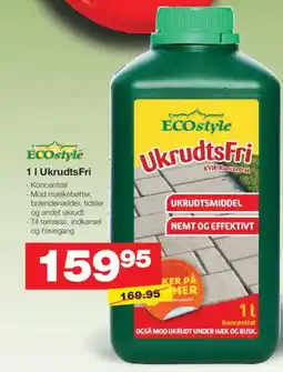 Bauhaus ECOstyle UkrudtsFri tilbud