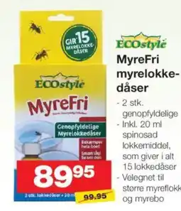 Bauhaus ECOstyle MyreFri myrelokke- dåser tilbud