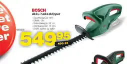 Bauhaus BOSCH Akku-hækkeklipper tilbud