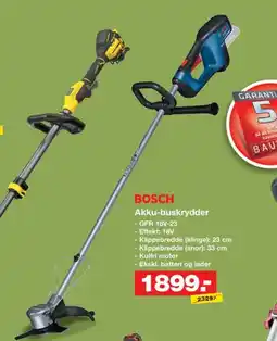 Bauhaus BOSCH Akku-buskrydder tilbud