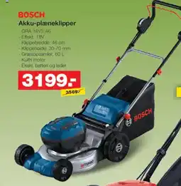Bauhaus BOSCH Akku-plæneklipper tilbud