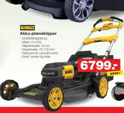 Bauhaus DEWALT Akku-plæneklipper tilbud