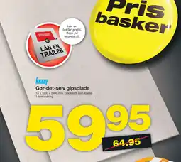 KNAUF Gør-det-selv gipsplade