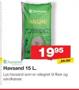 Bauhaus Champost havsand tilbud