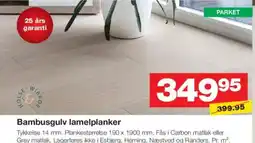 Bauhaus Bambusgulv lamelplanker tilbud