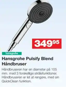 Bauhaus hansgrohe Hansgrohe Pulsify Blend Håndbruser tilbud