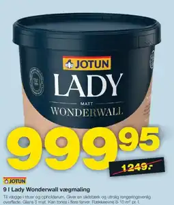 Bauhaus Lady Wonderwall vægmaling tilbud