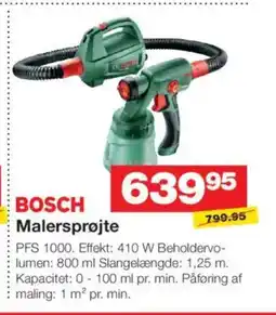 Bauhaus BOSCH Malersprøjte tilbud