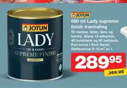 Bauhaus Lady supreme finish træmaling tilbud