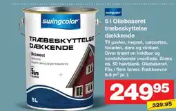 Bauhaus Oliebaseret træbeskyttelse dækkende tilbud
