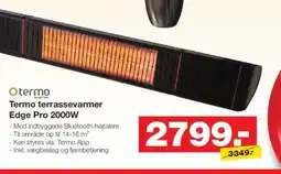 Bauhaus Otermo Termo terrassevarmer Edge Pro 2000W tilbud